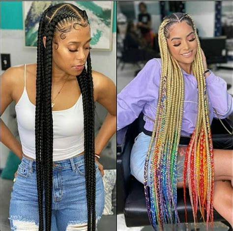 There are many ways to complete this style. . Pop smoke knotless braids